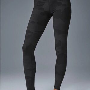 ALO Yoga Black Camo Leggings